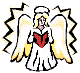 Angel with book